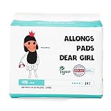 allongs - Winged Women's Sanitary Pad (Large) Unscented ,Absorbent, Regular Size Sanitary Napkins ,
