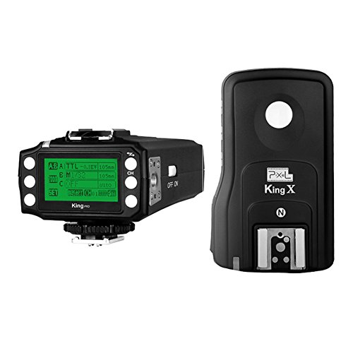 Pixel King pro Wireless TTL high-Speed synchronous Flash Flasher Suitable for Nikon D750 850 810 D500 D7100 D3100 D5500 DSLR Cameras