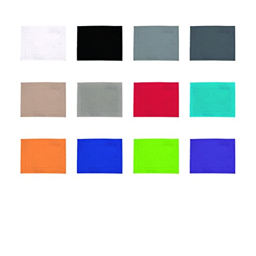 Wenko 20828100 Terry shower mat Paradise Grey bath mat, Cotton, Grey