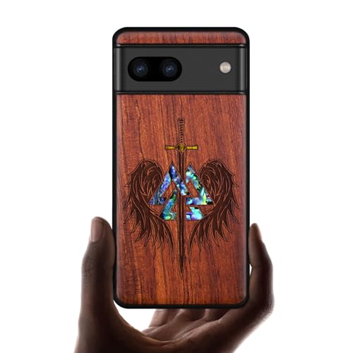 Coque Pixel 7a bois et nacre étui naturel pour le quotidien