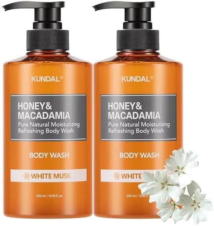 KUNDAL HONEY & MACADAMIA Refreshing Body Wash (Refill) 400ml #WHITE MUSK main image 1