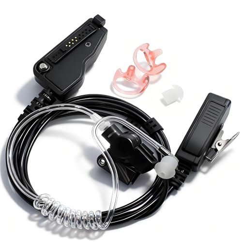 Écouteurs intra-auriculaires Nexedge NX200 2 fils et micro PTT Kenwood TK-3140