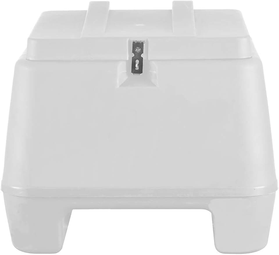 BAÚ PLÁSTICO SUPERIOR 80 LITROS PRO TORK BRANCO INJETADO