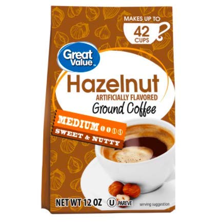 Coffee Hazelnut Coffee 12 oz Great Value