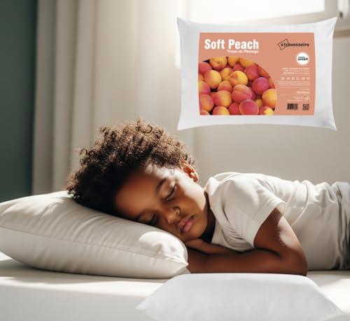 Travesseiro Infantil Antialérgico Antiácaro Toque de Pêssego Soft...