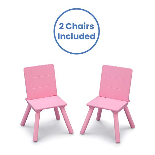 image for Delta Children Kids Table and Chair Set with Storage (2 Chairs Include