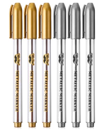 Mr. Pen Metallic Markers 6 Pack