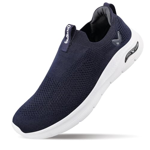 Image of WALKAROO Sports Shoes for Men's|Perfect for Walking,Gym Training and Casual Outfit|Cushioned Insole with EVA Outsole |Breathable Mesh Upper|WS9571