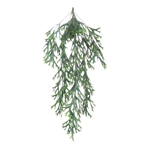 Ratán artificial, guirnalda de vid artificial para pared, plantas – vides, follaje, hojas de ratán, decoración elegante para pared, guirnalda de vid de imitación de plantas