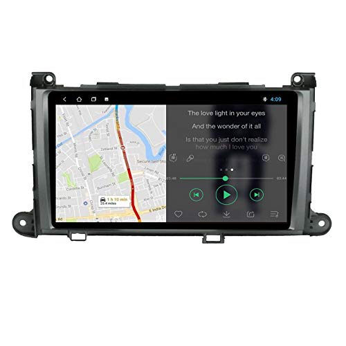 for 2011-2014 Toyota Sienna Radio Accessories Android 10.1 Car Stereo GPS Navigation Bluetooth USB Player 2G RAM 32G ROM by EZoneTronics - Used condition - US$110.40