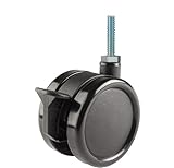 Twin Wheel Caster Solutions TWUN-75U-T03-BK-B 3