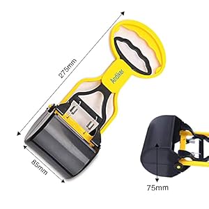 Andiker Portable Pet Pooper Scooper with Short Handle, Pet Clamp Scooper, High Elastic Spring Dog Poop Scoop Indoor and Outdoor Cleaning Tool (Black) Andiker Portable Pet Pooper Scooper with Short Handle, Pet Clamp Scooper, High Elastic Spring Dog Poop Scoop Indoor and Outdoor Cleaning Tool (Black)