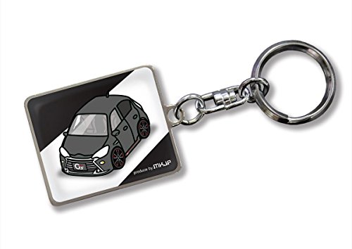 MKJP カスタムキーホルダー アクアG's NHP10 ベース:ブラック 車カラー:ブラック
