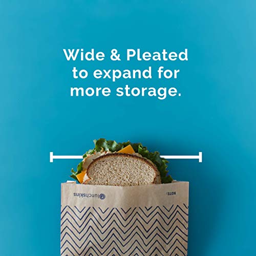 Lunchskins KB-50-QUART-CHEVRON Compostable Food Storage Xl Sandwich Bags thumb #4