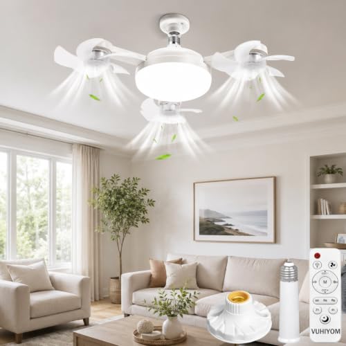 VUHIYOM 2027 New Drone Ceiling Fan with Light