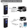 Symcode 2D Bluetooth Barcode Scanner,1D 2D Mini Wireless Handheld CMOS Barcode Scanner with Bluetooth5.0 & 2.4G Wireless Connection,Portable QR Code Reader Compatible for QR PDF417 Data Matrix