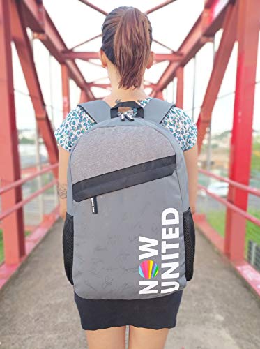 Mochila Now United Preta c/Azul NU3257