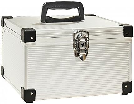 Neo Aluminium CD or DVD Storage Box with sleeves holds upto 300 disks