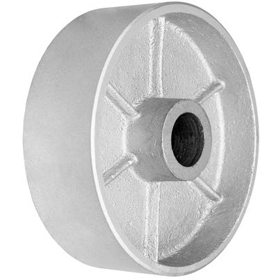 Vintage Industrial 6" X 2" Gray Iron SEMI Steel Wheel - 1200 LBS Capacity - CasterHQ