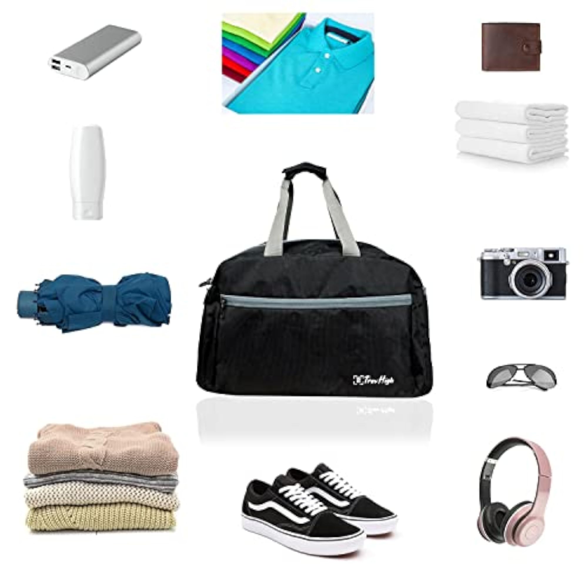 Heavy Duty Polyester Fabric Travel Duffle Bag