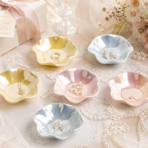 NAIYANJA Ceramic Lotus Leaf Trinket Dish, Ring Holder for Jewelry — view 4