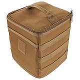 De rangement sécurisé et étanche : le système de fermeture efficace du pour réchaud de camping assure le maintien ferme de votre cartouche de gaz portable, la protégeant ainsi des chocs et des mouvements extérieurs. convient également pour les réchauds et les lanternes d'extérieur