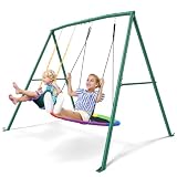Trekassy 440lbs Metal Swing Set