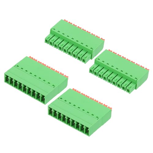 Bloque de terminales PCB con resorte para cableado rápido de 9 pines