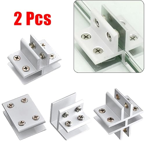 Pince à verre pour conteneurs fixation plate 2 Way Flat