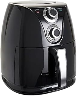 wilko 4l air fryer with removable basket, 1400w airfryer, non stick 4 litre airfryer pot, 31.0cm h x 28.5cm w x 33.5cm d