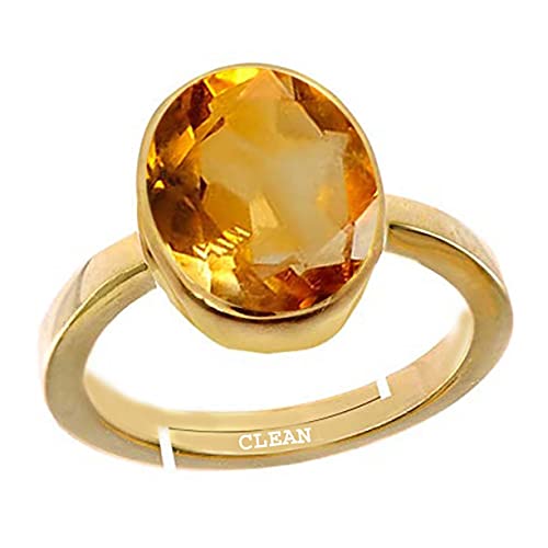 Bague ajustable en citrine Sunehla, le cadeau spirituel idéal