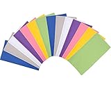 ColorYourLife 14-Pack Large Size (12x12 inches) Microfiber Cleaning Cloths for Laptop, Computer, Smart Phones, Tablets, Lenses, LCD Monitor, TV, Camera, Eye Glasses, Optics Etc