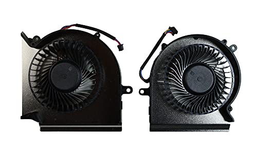 Power4Laptops Replacement Laptop Fan (Pair) Compatible with MSI Gaming GL65 Leopard 10SX