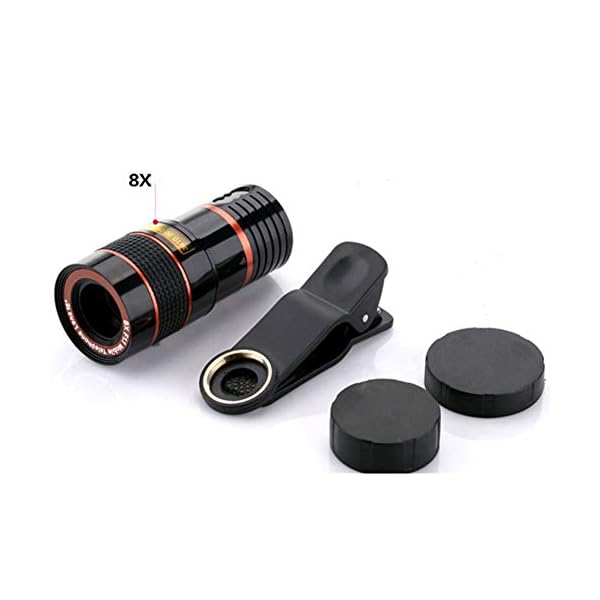 BYFRI 8X Hd-handy-objektiv-28x Teleobjektiv Shutter Für Handy-Kamera Vergrößerungsglas Schwarz – Bild 6