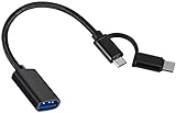 Master Cables 2 x Universal OTG Adapter for All Models of Amazon Kindle, Amazon Fire, Google and Samsung Tablets and Phones. Connect USB Flash Drives, Mice, Keyboards External Hard Drives with Ease.