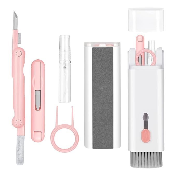 SHOPYTAP® 7 in 1 Multiple Purpose Cleaning Kit Screen Keyboard Cleaning Brush for Airpod MacBook iPad iPhone Laptop Phone Tablet Computer Camera Electronics-image-38