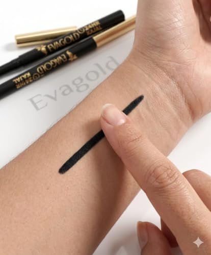 Image of EVAGOLD Luxurious Kajal Eye Definer | Intense, Long-Lasting, Precision, Elegance