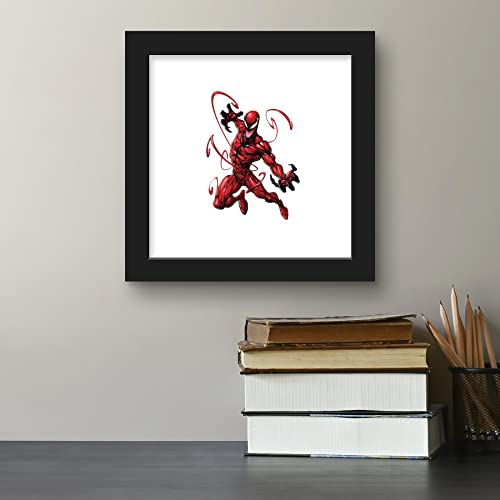 Tableau Marvel Comics Carnage encadré noir Gallery Pops haute qualité