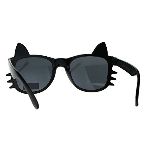 Girls Sunglasses Kitty Cat Whiskers Ears Frame Kid's Fashion UV 4003