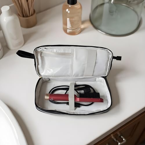 Sac de rangement pour accessoires de coiffure idéal pour le camping et le train