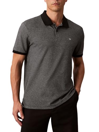 Image of Calvin Klein Men's Jacquard Refined Polo