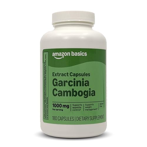 Amazon Basics Garcinia Cambombogia Capsules 1 000 mg 180 Count