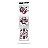 Rico Industries RSS340801: Liberty University 3-Piece Retro Spirit Decals