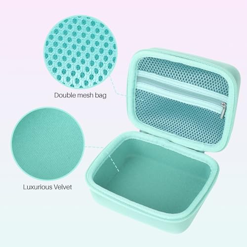Image of Lebakort Hard Carry Case Compatible with Nelko Photo Printer, PP01 / PP03 Color Mini Portable Printer, Travel Portable Storage Bag (Teal Case)