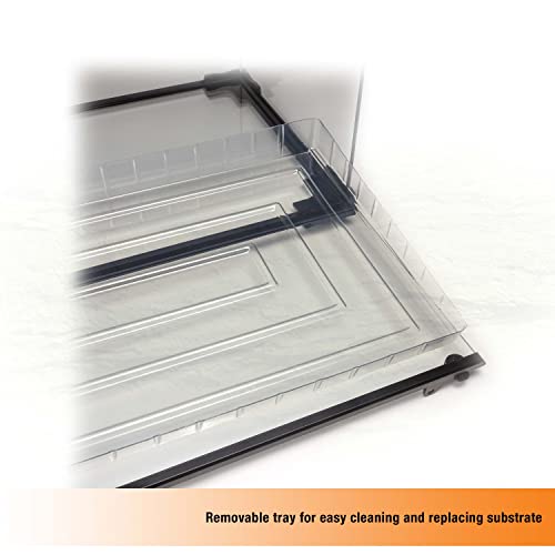 Zilla Quickbuild Terrarium With Easy Clean Bedding Tray, Sleek Glass Reptile Habitat, Easy Setup, Suitable For Most Reptile Pets, Whether Amphibians, Reptilians, Snakes, Or Even Arachnids, 20"X12"X10" #TOP4