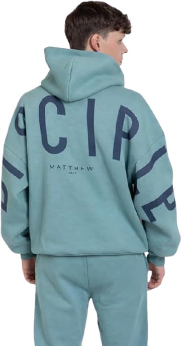 God's Love Overcomes Christian Hoodie | Faith-Based Oversized Christian Sweatshirt | Disciple | Dusty Turquoise