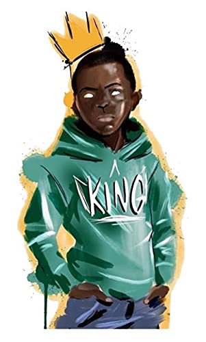 World of Patches Big Iron on Patches for Clothing Design Afro American King Boy Heat Transfer Decals for Clothes Washable Iron on Transfer Sticker