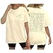 Consider The Lilies Shirt for Women - Christian Jesus Tshirt with Scripture - Faith Shirts - Bible Verse Tee - Religious and Positive Tshirts Men - Inspirational God Outfit (Ivory-XL)