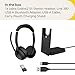 Jabra Evolve2 55 Stereo Wireless Headset - Charging Stand, AirComfort Technology, Noise-Cancelling Mics & Active Noise Cancellation - Works with UC Platforms Such as Zoom & Google Meet - Black