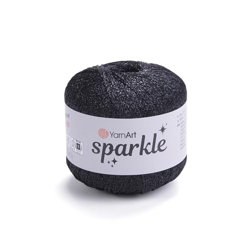 YarnArt Sparkle - Metallic Glitter Yarn for...